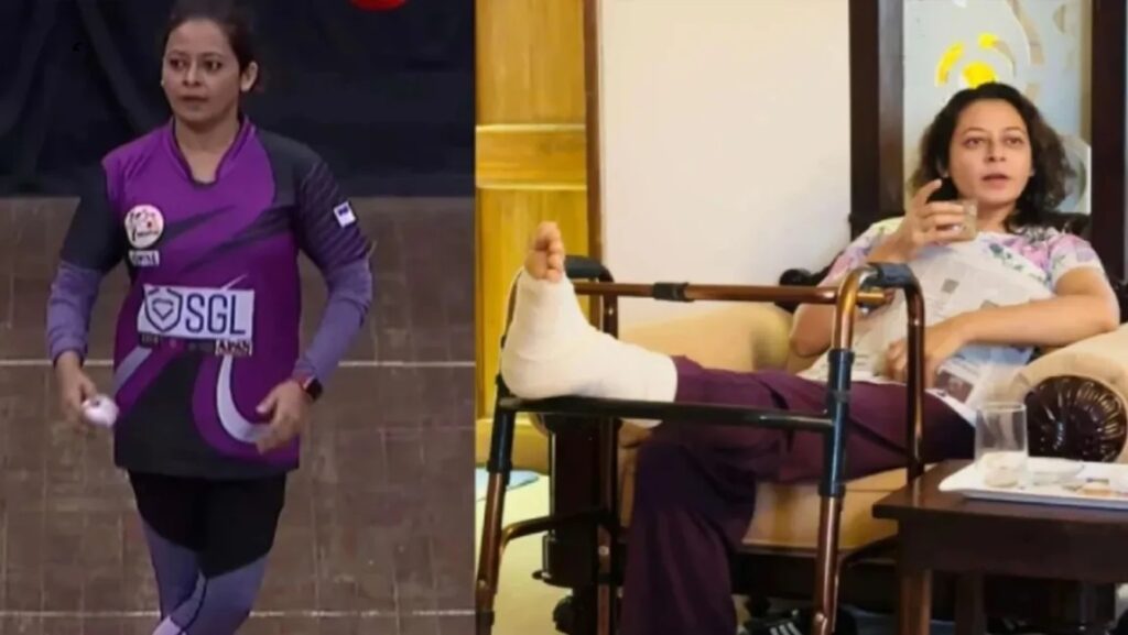 সেলিব্রিটি ক্রিকেট লিগ খেলতে গিয়ে ইনজুরিতে অভিনেত্রী