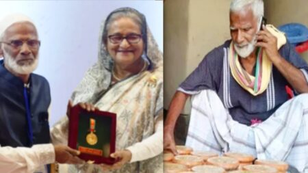 ‘প্রধানমন্ত্রীর বড় ঘোষণা’ একুশে পদকপ্রাপ্ত দই বিক্রেতার জন্য