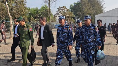 পালিয়ে আসা মিয়ানমার সীমান্তরক্ষী বাহিনীর ৩৩০জন (বিজিপি) সদস্য নিজ দেশে ফেরত