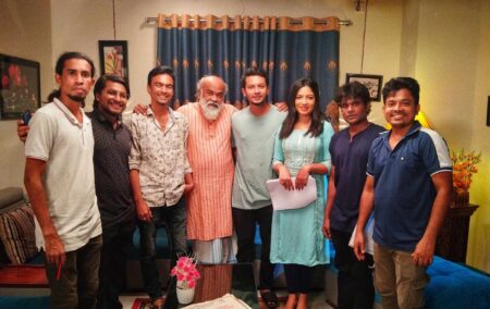 “হাবুডুবু” নাটকের শুটিং চলছে