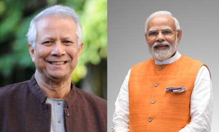 প্রধান উপদেষ্টাকে ভারতের প্রধানমন্ত্রী মোদির নতুন বছরের শুভেচ্ছা