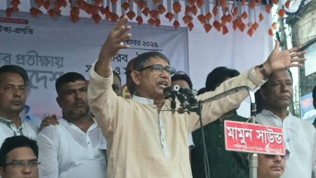 ষড়যন্ত্রকারীরা আতঙ্কিত, ধানের শীষে জনগণ ভোট দেবে: আযম খান