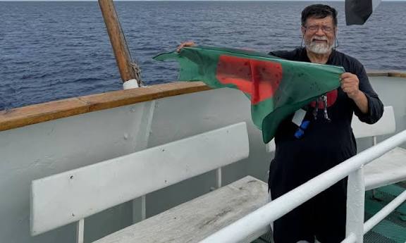 গ্লোবাল সুমুদ ফ্লোটিলায় শহিদুল আলম, ফিলিস্তিন দূতাবাসের প্রশংসা