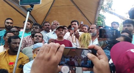 সুনামগঞ্জে কারা নির্যাতিত বিএনপি নেতাশওকতের শোডাউন ও লিফলেট বিতরণ