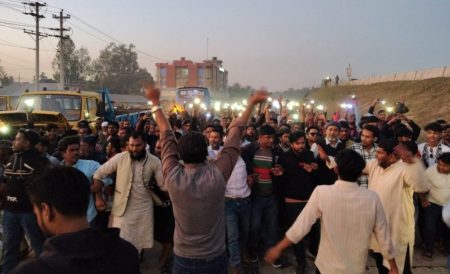 সিরাজগঞ্জ-৩ প্রার্থী তালিকা পুনর্বিবেচনার দাবিতে রায়গঞ্জে বিএনপির বিক্ষোভ