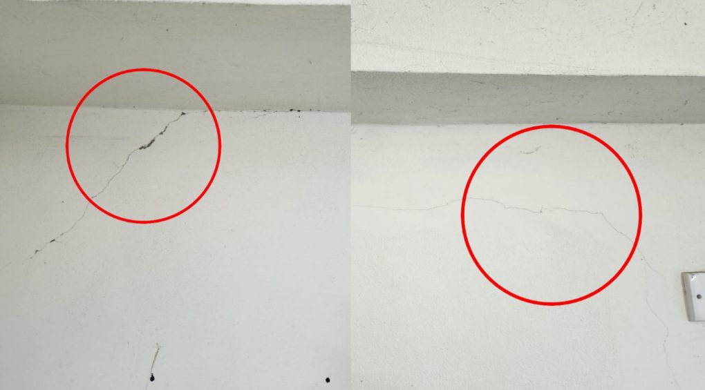 দেশজুড়ে ভূমিকম্প, ভাসানী বিশ্ববিদ্যালয়ের দুই হলে দেয়ালে ফাটল