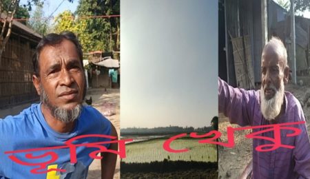 সুনামগঞ্জ সদরে নিষেধাজ্ঞা অমান্য করে ধানের চারা রোপণ