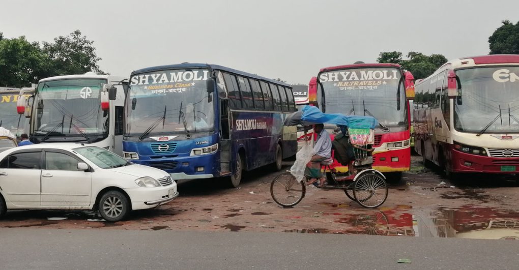 কুমিল্লা থেকে সব রুটে বাস চলাচল বন্ধ