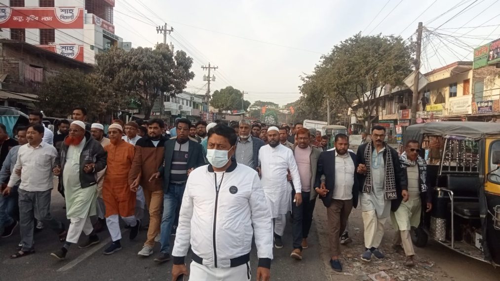 শার্শায় ধানের শীষ প্রতীক বিজয়ের লক্ষ্যে গণমিছিল