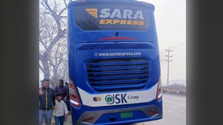 যাত্রীবাহী বাসের চাপায় সড়কে দাঁড়িয়ে থাকা নারী নিহত