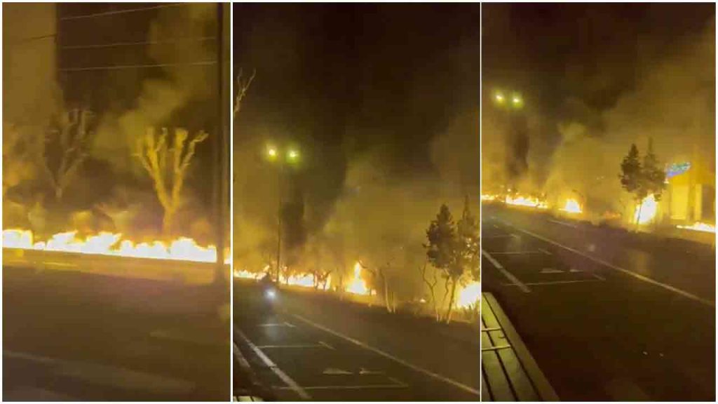 ইসরায়েলি হামলায় জ্বলছে তেলের ডিপো, তেহরানের রাস্তায় আগুনের নদী