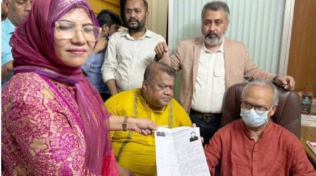 বিএনপির নারী আসনে মনোনয়ন জমা দিলেন মিনি আক্তার ঊর্মি