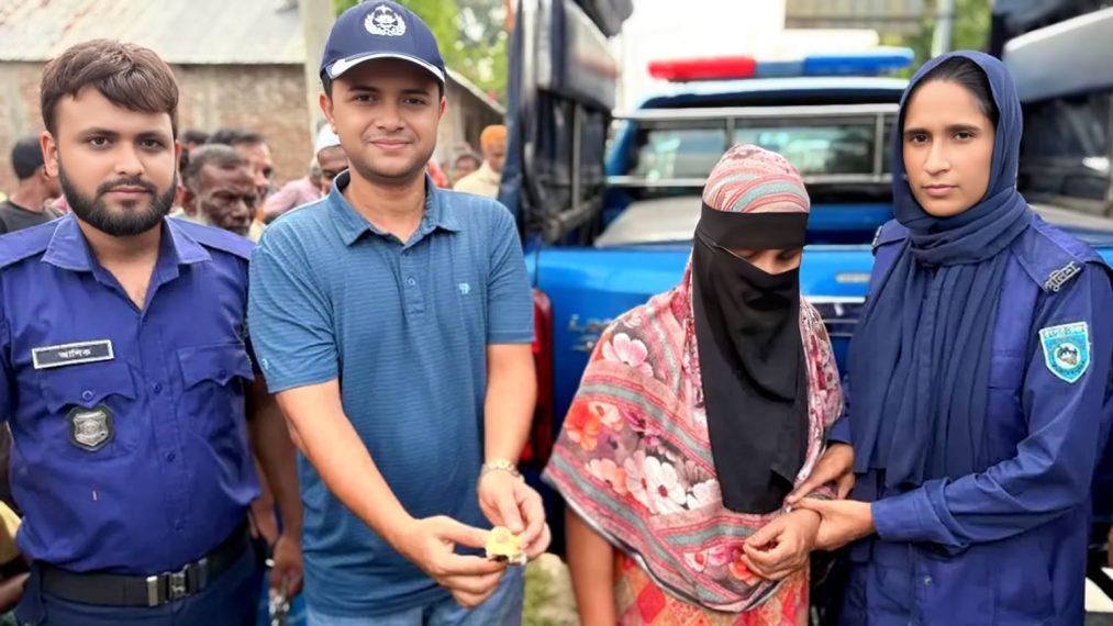 সোনাহাট বন্দরে মাদক সম্রাজ্ঞী ‘গেন্দি’ গ্রেপ্তার