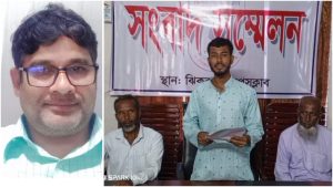 যশোরে প্র অভিযোগে কথিত সাংবাদিক নজরুলের বিরুদ্ধে সংবাদ সম্মেলন
